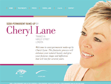 Tablet Screenshot of cheryllane.co.uk